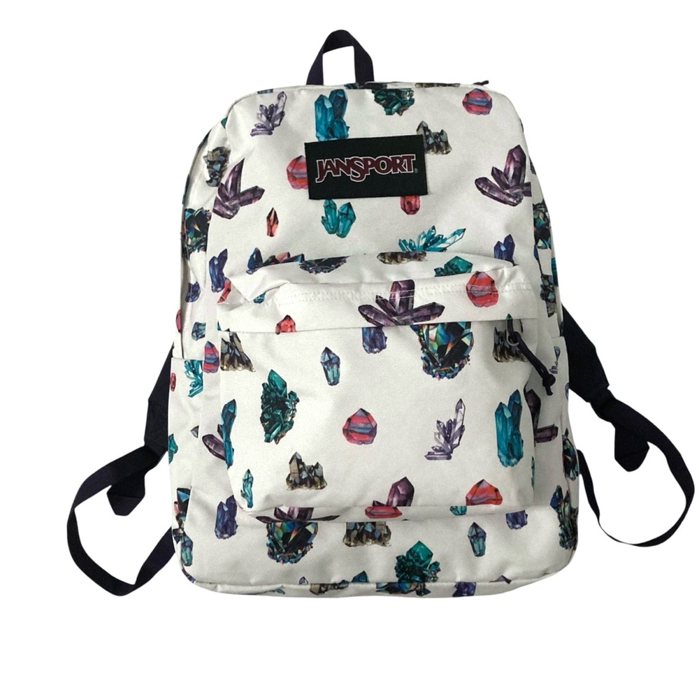 Jansport Rare Superbreak Powerful Magic Rocks Standard Size Backpack Retired